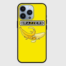 Чехол для iPhone 13 Pro с принтом Brazzers в городе Новоалтайск,  |  | Тематика изображения на принте: brazzers | банан | бразерс | логотип | надпись | прикол | юмор
