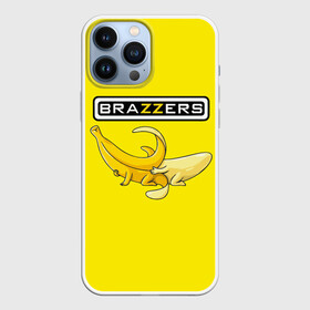 Чехол для iPhone 13 Pro Max с принтом Brazzers в городе Новоалтайск,  |  | Тематика изображения на принте: brazzers | банан | бразерс | логотип | надпись | прикол | юмор