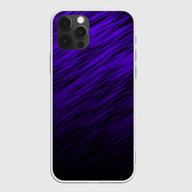 Чехол для iPhone 12 Pro Max с принтом ШТРИХИ в городе Новоалтайск, Силикон |  | Тематика изображения на принте: abstraction | color | line | stripes | texture | абстракция | линии | полосы | текстура | фиолетовый | штрихи