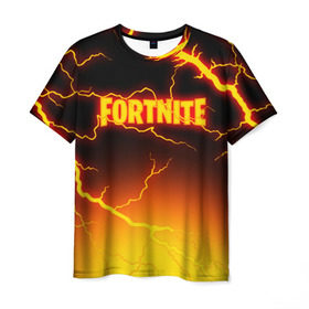 Мужская футболка 3D с принтом FORTNITE FIRESTORM в городе Новоалтайск, 100% полиэфир | прямой крой, круглый вырез горловины, длина до линии бедер | Тематика изображения на принте: fortnite | fortnite 2 | fortnite x маршмелло | ikonik | marshmello | ninja | ninja streamer | storm | thunder | иконик | ниндзя | фортнайт | фортнайт 2 | фортнайт глава 2