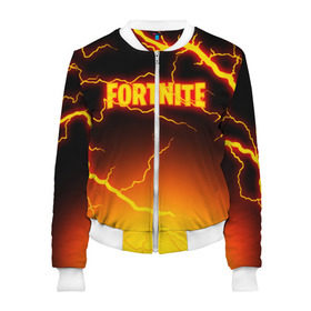 Женский бомбер 3D с принтом FORTNITE FIRESTORM | ФОРТНАЙТ ШТОРМ в городе Новоалтайск, 100% полиэстер | застегивается на молнию, по бокам два кармана без застежек, мягкие манжеты, по низу бомбера и на воротнике — эластичная резинка | fortnite | fortnite 2 | fortnite x маршмелло | ikonik | marshmello | ninja | ninja streamer | storm | thunder | иконик | ниндзя | фортнайт | фортнайт 2 | фортнайт глава 2