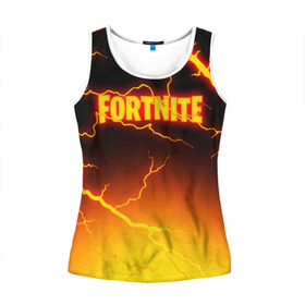 Женская майка 3D с принтом FORTNITE FIRESTORM в городе Новоалтайск, 100% полиэстер | круглая горловина, прямой силуэт, длина до линии бедра | fortnite | fortnite 2 | fortnite x маршмелло | ikonik | marshmello | ninja | ninja streamer | storm | thunder | иконик | ниндзя | фортнайт | фортнайт 2 | фортнайт глава 2