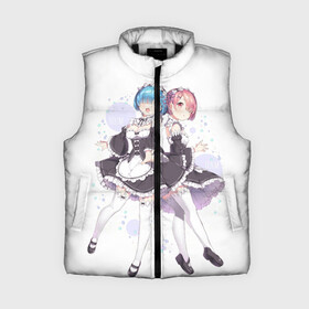Женский жилет утепленный 3D с принтом Re Zero в городе Новоалтайск,  |  | ram | re zero | rem | rezero | рам | рем | с нуля