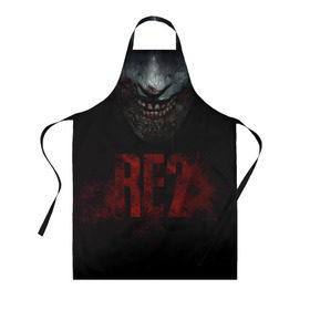 Фартук 3D с принтом Resident Evil 2 в городе Новоалтайск, 100% полиэстер | общий размер — 65 х 85 см, ширина нагрудника — 26 см, горловина — 53 см, длина завязок — 54 см, общий обхват в поясе — 173 см. Принт на завязках и на горловине наносится с двух сторон, на основной части фартука — только с внешней стороны | 2 | 2019 | dark | evil | game | horror | resident | zombie | зомби | зубы | игра | кровь | лого | обитель зла | ужас