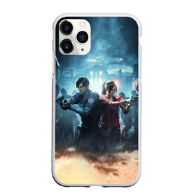 Чехол для iPhone 11 Pro Max матовый с принтом Resident Evil 2 в городе Новоалтайск, Силикон |  | 2 | 2019 | resident evil | герои | игра | клер | клэр | леон | обитель зла | пистолеты | постер | ремейк