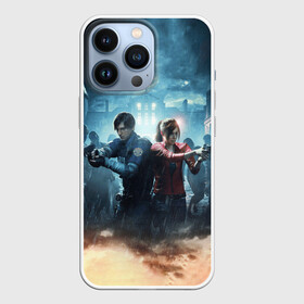Чехол для iPhone 13 Pro с принтом Resident Evil 2 в городе Новоалтайск,  |  | Тематика изображения на принте: 2 | 2019 | resident evil | герои | игра | клер | клэр | леон | обитель зла | пистолеты | постер | ремейк