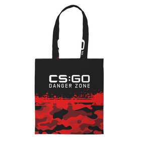 Шоппер 3D с принтом CS:GO - Danger Zone в городе Новоалтайск, 100% полиэстер | Плотность: 200 г/м2; Размер: 34×35 см; Высота лямок: 30 см | asiimov | beast | counter | counter strike | counterstrike | cs go | cs:go | csgo | danger | global | hyper | offensive | strike | zone | азимов | гоу | контер | контр | контра | контрстрайк | страйк | сы пщ