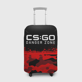 Чехол для чемодана 3D с принтом CS:GO - Danger Zone в городе Новоалтайск, 86% полиэфир, 14% спандекс | двустороннее нанесение принта, прорези для ручек и колес | asiimov | beast | counter | counter strike | counterstrike | cs go | cs:go | csgo | danger | global | hyper | offensive | strike | zone | азимов | гоу | контер | контр | контра | контрстрайк | страйк | сы пщ