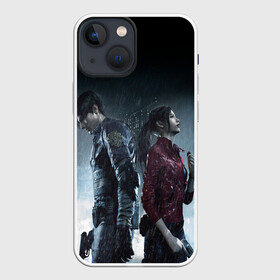 Чехол для iPhone 13 mini с принтом Resident Evil 2 в городе Новоалтайск,  |  | 2 | biohazard | claire | evil | horror | raccoon | resident | survival | t virus | t вирус | выживание | зла | кеннеди | клэр | леон | обитель | раккун | редфилд | скотт | ужас