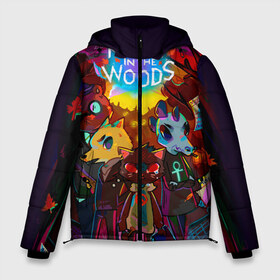 Мужская зимняя куртка 3D с принтом Night in the Woods (1) в городе Новоалтайск, верх — 100% полиэстер; подкладка — 100% полиэстер; утеплитель — 100% полиэстер | длина ниже бедра, свободный силуэт Оверсайз. Есть воротник-стойка, отстегивающийся капюшон и ветрозащитная планка. 

Боковые карманы с листочкой на кнопках и внутренний карман на молнии. | Тематика изображения на принте: bear | cat | fox | night | night in the woods | woods | кот | лес | лис | медведь | ночь | ночь в лесу