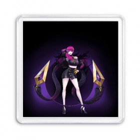 Магнит 55*55 с принтом Evelynn в городе Новоалтайск, Пластик | Размер: 65*65 мм; Размер печати: 55*55 мм | agony | evelynn | game | hug | legends | legue | legueoflegends | lol | агонии | игра | легенд | лига | лигалегенд | лол | объятия | эвелинн