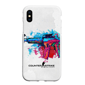 Чехол для iPhone XS Max матовый с принтом cs goHYPER BEAST M16 в городе Новоалтайск, Силикон | Область печати: задняя сторона чехла, без боковых панелей | awp | counter strike | cyber sport | game | hyper beast | skin | sport | авп | игры | скин | скоростной зверь