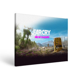 Холст прямоугольный с принтом FAR CRY NEW DAWN в городе Новоалтайск, 100% ПВХ |  | Тематика изображения на принте: action | far cry | far cry new dawn | game | gamer | montana | player | shooter | usa | врата эдема | знак | игра | культ | секта | символ | символика | шутер | эдем