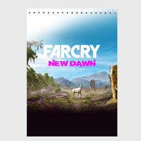 Скетчбук с принтом FAR CRY NEW DAWN в городе Новоалтайск, 100% бумага
 | 48 листов, плотность листов — 100 г/м2, плотность картонной обложки — 250 г/м2. Листы скреплены сверху удобной пружинной спиралью | action | far cry | far cry new dawn | game | gamer | montana | player | shooter | usa | врата эдема | знак | игра | культ | секта | символ | символика | шутер | эдем
