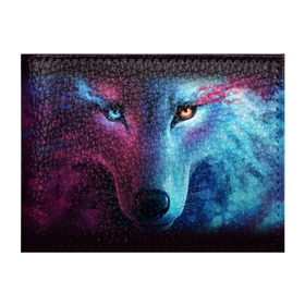 Обложка для студенческого билета с принтом WOLF в городе Новоалтайск, натуральная кожа | Размер: 11*8 см; Печать на всей внешней стороне | hunter | wild | wolf | волк | животные | звери | охотник