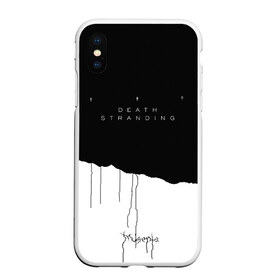 Чехол для iPhone XS Max матовый с принтом Death Stranding в городе Новоалтайск, Силикон | Область печати: задняя сторона чехла, без боковых панелей | bridges | death stranding | game | hideo kojima | kojima productions | man | norman reedus | scar | sony interactive entertainment | suit | tie | игры | кодзима