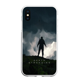 Чехол для iPhone XS Max матовый с принтом Death Stranding в городе Новоалтайск, Силикон | Область печати: задняя сторона чехла, без боковых панелей | bridges | death stranding | game | hideo kojima | kojima productions | man | norman reedus | scar | sony interactive entertainment | suit | tie | игры | кодзима