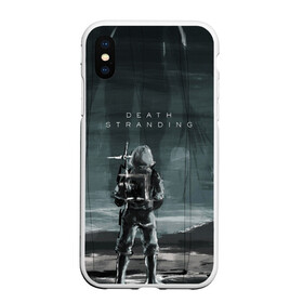 Чехол для iPhone XS Max матовый с принтом Death Stranding в городе Новоалтайск, Силикон | Область печати: задняя сторона чехла, без боковых панелей | bridges | death stranding | game | hideo kojima | kojima productions | man | norman reedus | scar | sony interactive entertainment | suit | tie | игры | кодзима