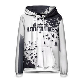 Мужская толстовка 3D с принтом PUBG Jacket Black в городе Новоалтайск, 100% полиэстер | двухслойный капюшон со шнурком для регулировки, мягкие манжеты на рукавах и по низу толстовки, спереди карман-кенгуру с мягким внутренним слоем. | battle | chicken | dinner | royale | winner | битва | борьба | королевская | симулятор
