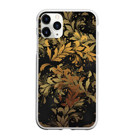 Чехол для iPhone 11 Pro матовый с принтом Gold P - 36577512ik в городе Новоалтайск, Силикон |  | Тематика изображения на принте: 36577512ik | black | calligraphy | city | dark | geek | gold | ornament patter | permension | style | золото | каллиграфия | орнамент | стиль | темный | узор | узоры | черный