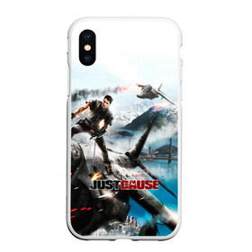 Чехол для iPhone XS Max матовый с принтом Just Cause в городе Новоалтайск, Силикон | Область печати: задняя сторона чехла, без боковых панелей | action | cause | enix | just | just cause 4 | mafia | игры | мафия | рико | тропики