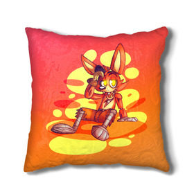 Подушка 3D с принтом FNAF Foxy в городе Новоалтайск, наволочка – 100% полиэстер, наполнитель – холлофайбер (легкий наполнитель, не вызывает аллергию). | состоит из подушки и наволочки. Наволочка на молнии, легко снимается для стирки | five | five nights at freddys | fnaf | fox | foxy | freddy | nights | лис | ночь | пират | пять ночей с фредди | фнаф | фредди