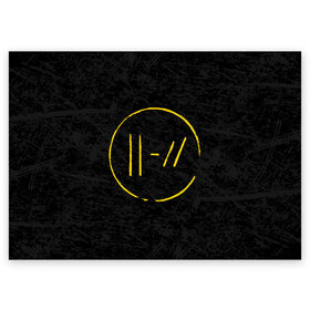 Поздравительная открытка с принтом TWENTY ONE PILOTS в городе Новоалтайск, 100% бумага | плотность бумаги 280 г/м2, матовая, на обратной стороне линовка и место для марки
 | Тематика изображения на принте: 21 pilots | 21p | gray | music | rock | stripes | texture | top | trench | twenty one pilots | брызги | группа | линии | музыка | рок | текстура | штрихи