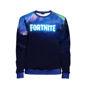 Детский свитшот 3D с принтом FORTNITE WINTER ROYALE в городе Новоалтайск, 100% полиэстер | свободная посадка, прямой крой, мягкая тканевая резинка на рукавах и понизу свитшота | 2019 | armor | armour | christmas | cybersport | esport | fortnite | game | llama | logo | winter | броня | зима | игра | киберспорт | лама | новогодний | новый год | фиолетовый | фирменные цвета | фортнайт