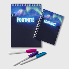 Блокнот с принтом FORTNITE WINTER ROYALE в городе Новоалтайск, 100% бумага | 48 листов, плотность листов — 60 г/м2, плотность картонной обложки — 250 г/м2. Листы скреплены удобной пружинной спиралью. Цвет линий — светло-серый
 | Тематика изображения на принте: 2019 | armor | armour | christmas | cybersport | esport | fortnite | game | llama | logo | winter | броня | зима | игра | киберспорт | лама | новогодний | новый год | фиолетовый | фирменные цвета | фортнайт