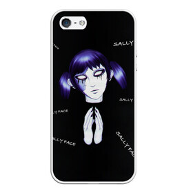 Чехол для iPhone 5/5S матовый с принтом Sally Face Whisper в городе Новоалтайск, Силикон | Область печати: задняя сторона чехла, без боковых панелей | sally face | sally face ж | игра | салли фейс