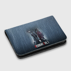 Картхолдер с принтом с принтом Resident Evil 2 Remake в городе Новоалтайск, натуральная матовая кожа | размер 7,3 х 10 см; кардхолдер имеет 4 кармана для карт; | Тематика изображения на принте: 2019 | biohazard | blood | corporation | corps | evil | horror | remake | resident | survival | umbrella | zombie | амбрелла | выживание | зла | зомби | корпорация | кровь | обитель | ремейк | ужасы