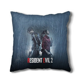 Подушка 3D с принтом Resident Evil 2 Remake в городе Новоалтайск, наволочка – 100% полиэстер, наполнитель – холлофайбер (легкий наполнитель, не вызывает аллергию). | состоит из подушки и наволочки. Наволочка на молнии, легко снимается для стирки | 2019 | biohazard | blood | corporation | corps | evil | horror | remake | resident | survival | umbrella | zombie | амбрелла | выживание | зла | зомби | корпорация | кровь | обитель | ремейк | ужасы