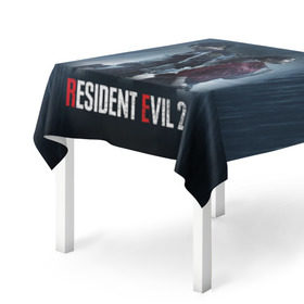 Скатерть 3D с принтом Resident Evil 2 Remake в городе Новоалтайск, 100% полиэстер (ткань не мнется и не растягивается) | Размер: 150*150 см | 2019 | biohazard | blood | corporation | corps | evil | horror | remake | resident | survival | umbrella | zombie | амбрелла | выживание | зла | зомби | корпорация | кровь | обитель | ремейк | ужасы