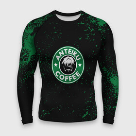 Мужской рашгард 3D с принтом Anteiku coffee sturbucks в городе Новоалтайск,  |  | anime | tokyo ghoul | аниме | анимэ | гули | канеки кен | кузен йошимура | наки | нишики нишио | ренджи йомо | ризе камиширо | токийский гуль | тоука киришима | ута | хинами фуэгучи | шуу цукияма