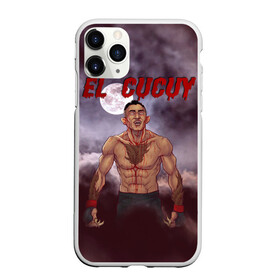 Чехол для iPhone 11 Pro матовый с принтом EL CUCUY в городе Новоалтайск, Силикон |  | ferguson | mma | tony | ufc | арманн | бабайка | бокс | борьба | джиу джитсу | клыки | кровь | кукуй | луна | ночь | оборотень | тони | фергюсон | эль | энтони
