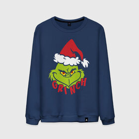 Мужской свитшот хлопок с принтом Cristmas Grinch в городе Новоалтайск, 100% хлопок |  | Тематика изображения на принте: grinch | гринч | новый год | рождество