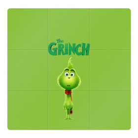 Магнитный плакат 3Х3 с принтом The Grinch в городе Новоалтайск, Полимерный материал с магнитным слоем | 9 деталей размером 9*9 см | grinch | гринч | новый год | рождество