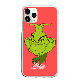 Чехол для iPhone 11 Pro Max матовый с принтом Mr Grinch в городе Новоалтайск, Силикон |  | grinch | гринч | новый год | рождество