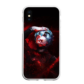 Чехол для iPhone XS Max матовый с принтом Канеки в городе Новоалтайск, Силикон | Область печати: задняя сторона чехла, без боковых панелей | Тематика изображения на принте: anime | kaneki | tokyo ghoul | аниме | канеки | токийский гуль