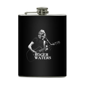Фляга с принтом Roger Waters, Pink Floyd в городе Новоалтайск, металлический корпус | емкость 0,22 л, размер 125 х 94 мм. Виниловая наклейка запечатывается полностью | Тематика изображения на принте: roger waters | джордж уотерс | композитор | певец | поэт