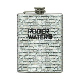 Фляга с принтом Roger Waters. The Wall в городе Новоалтайск, металлический корпус | емкость 0,22 л, размер 125 х 94 мм. Виниловая наклейка запечатывается полностью | Тематика изображения на принте: pink floyd | roger waters | джордж уотерс | композитор | певец | поэт
