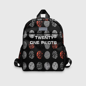 Детский рюкзак 3D с принтом Twenty One Pilots в городе Новоалтайск, 100% полиэстер | лямки с регулируемой длиной, сверху петелька, чтобы рюкзак можно было повесить на вешалку. Основное отделение закрывается на молнию, как и внешний карман. Внутри дополнительный карман. По бокам два дополнительных кармашка | heathens | one | pilots | twenty | джош дан | инди | ник томас | поп | рэп | тайлер джозеф | хип хоп | электропоп