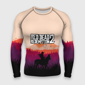 Мужской рашгард 3D с принтом Red Dead Redemption в городе Новоалтайск,  |  | dead | gamer | john | marston | rdr | red | redemption | rockstar | shooter | western | вестерн | джон | марстон | шутер