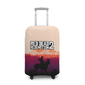 Чехол для чемодана 3D с принтом Red Dead Redemption в городе Новоалтайск, 86% полиэфир, 14% спандекс | двустороннее нанесение принта, прорези для ручек и колес | dead | gamer | john | marston | rdr | red | redemption | rockstar | shooter | western | вестерн | джон | марстон | шутер