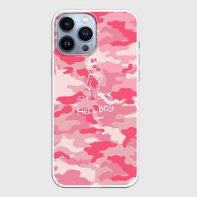 Чехол для iPhone 13 Pro Max с принтом Hellboy в городе Новоалтайск,  |  | Тематика изображения на принте: hellboy | hip hop | lil | lil peep | pink | pip | rap | барт | камуфляж | камуфляж розовый | лил | лилпип | пип | реп | симпсон | симпсоны | толстовка лил пипа | хеллбой | хипхоп