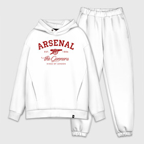 Мужской костюм хлопок OVERSIZE с принтом Арсенал в городе Новоалтайск,  |  | arsenal | gooner | gunners | арсенал | канониры | клубная | лондон | фанатская | футбол | футбольная | футбольный клуб | футбольный клуб arsenal
