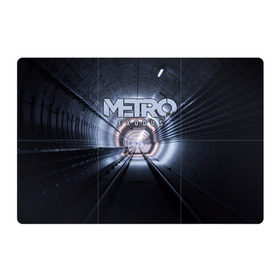 Магнитный плакат 3Х2 с принтом Metro Exodus в городе Новоалтайск, Полимерный материал с магнитным слоем | 6 деталей размером 9*9 см | exodus | horror | metro | survival | исход | метро | мутация | оружия | стелс | шутер | экшен