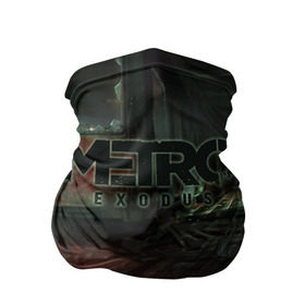 Бандана-труба 3D с принтом Metro Exodus в городе Новоалтайск, 100% полиэстер, ткань с особыми свойствами — Activecool | плотность 150‒180 г/м2; хорошо тянется, но сохраняет форму | exodus | horror | metro | survival | исход | метро | мутация | оружия | стелс | шутер | экшен