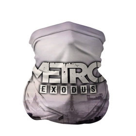 Бандана-труба 3D с принтом Metro Exodus в городе Новоалтайск, 100% полиэстер, ткань с особыми свойствами — Activecool | плотность 150‒180 г/м2; хорошо тянется, но сохраняет форму | exodus | horror | metro | survival | исход | метро | мутация | оружия | стелс | шутер | экшен