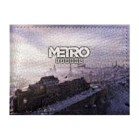 Обложка для студенческого билета с принтом Metro Exodus в городе Новоалтайск, натуральная кожа | Размер: 11*8 см; Печать на всей внешней стороне | Тематика изображения на принте: exodus | horror | metro | survival | исход | метро | мутация | оружия | стелс | шутер | экшен